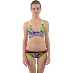 blink 182 Wrap Around Bikini Set