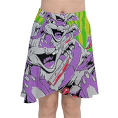 blink 182 Chiffon Wrap Front Skirt