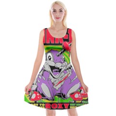 blink 182 Reversible Velvet Sleeveless Dress