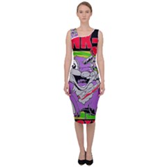 blink 182 Sleeveless Pencil Dress