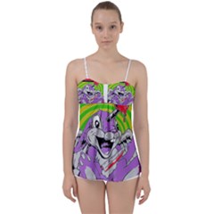 Blink 182 Babydoll Tankini Top by avitendut