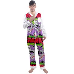 blink 182 Men s Long Sleeve Satin Pajamas Set