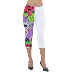 Blink 182 Lightweight Velour Capri Leggings 