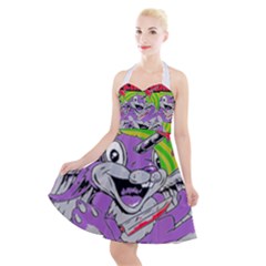 blink 182 Halter Party Swing Dress 