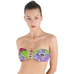 blink 182 Twist Bandeau Bikini Top