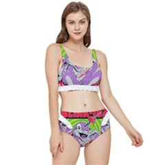 blink 182 Frilly Bikini Set