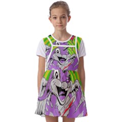 blink 182 Kids  Short Sleeve Pinafore Style Dress