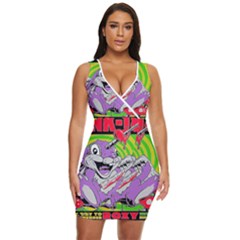 Blink 182 Draped Bodycon Dress