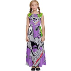 blink 182 Kids  Satin Sleeveless Maxi Dress