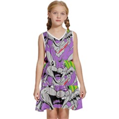 blink 182 Kids  Sleeveless Tiered Mini Dress