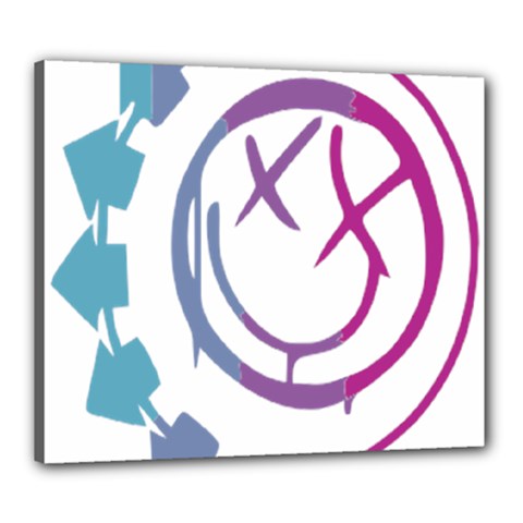 Blink 182 Logo Canvas 24  X 20  (stretched)