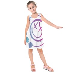 Blink 182 Logo Kids  Sleeveless Dress by avitendut