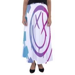 Blink 182 Logo Flared Maxi Skirt by avitendut