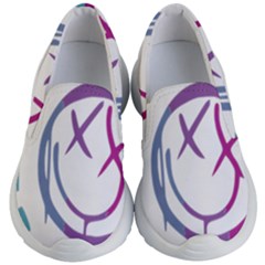 Blink 182 Logo Kids Lightweight Slip Ons by avitendut