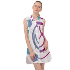 Blink 182 Logo Sleeveless Shirt Dress