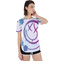 Blink 182 Logo Perpetual Short Sleeve T-shirt by avitendut