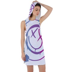 Blink 182 Logo Racer Back Hoodie Dress by avitendut