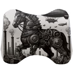 Steampunk Horse  Head Support Cushion by CKArtCreations