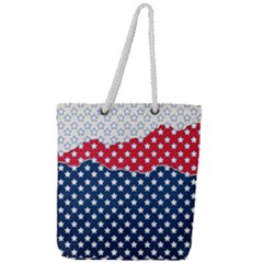 Illustrations Stars Full Print Rope Handle Tote (large)