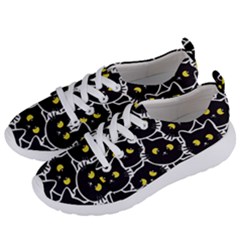 Cat Pattern Pet Drawing Eyes Women s Lightweight Sports Shoes