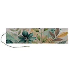 Flowers Spring Roll Up Canvas Pencil Holder (l)