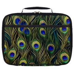 Peacock Pattern Full Print Lunch Bag