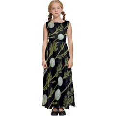 Sea Weed Salt Water Kids  Satin Sleeveless Maxi Dress