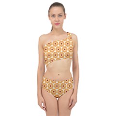 Pattern Shape Design Art Drawing Spliced Up Two Piece Swimsuit by Maspions