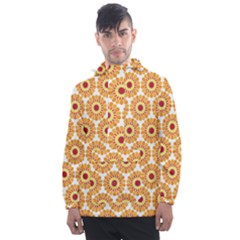 Pattern Shape Design Art Drawing Men s Front Pocket Pullover Windbreaker