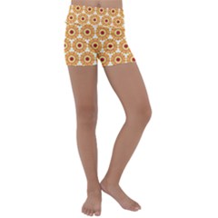 Pattern Shape Design Art Drawing Kids  Lightweight Velour Yoga Shorts