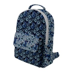 Blue Roses 1 Blue Roses 2 Flap Pocket Backpack (large)