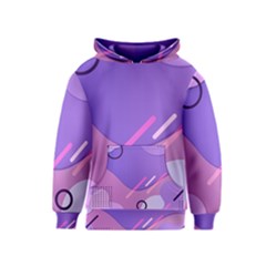 Colorful Labstract Wallpaper Theme Kids  Pullover Hoodie