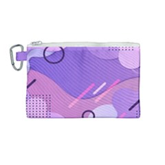 Colorful Labstract Wallpaper Theme Canvas Cosmetic Bag (medium)