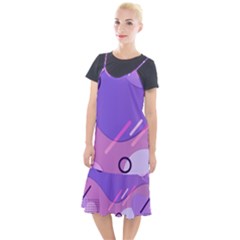 Colorful Labstract Wallpaper Theme Camis Fishtail Dress