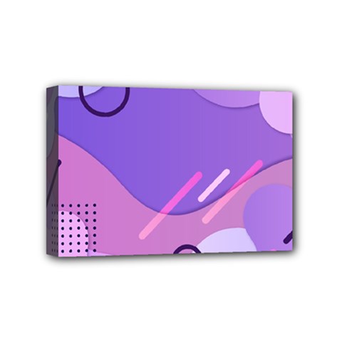 Colorful Labstract Wallpaper Theme Mini Canvas 6  X 4  (stretched)