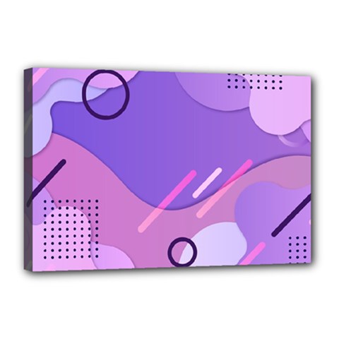 Colorful Labstract Wallpaper Theme Canvas 18  X 12  (stretched)