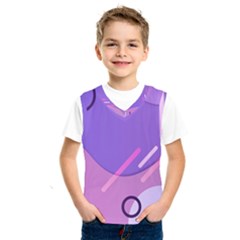 Colorful Labstract Wallpaper Theme Kids  Basketball Tank Top