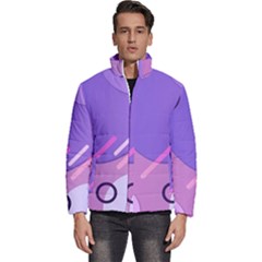 Colorful Labstract Wallpaper Theme Men s Puffer Bubble Jacket Coat
