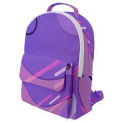 Colorful Labstract Wallpaper Theme Flap Pocket Backpack (small)