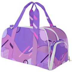 Colorful Labstract Wallpaper Theme Burner Gym Duffle Bag