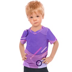 Colorful Labstract Wallpaper Theme Kids  Sports T-shirt