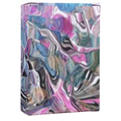 Pink Swirls Flow Playing Cards Single Design (rectangle) With Custom Box