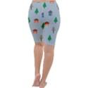 House Trees Pattern Background Cropped Leggings  View4