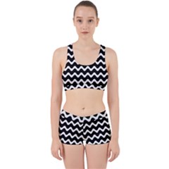 Wave Pattern Wavy Halftone Work It Out Gym Set