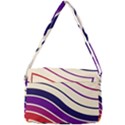 Angles Design Pattern Retro Courier Bag View3