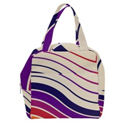 Angles Design Pattern Retro Boxy Hand Bag