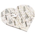 Christmas Tree Trees Nature Wooden Puzzle Heart View3