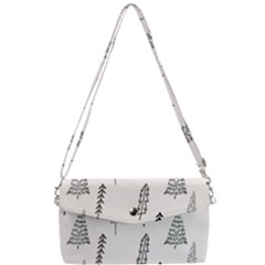Christmas Tree Trees Nature Removable Strap Clutch Bag