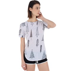 Christmas Tree Trees Nature Perpetual Short Sleeve T-shirt