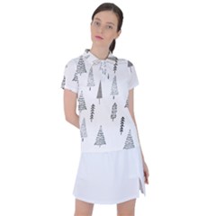 Christmas Tree Trees Nature Women s Polo T-shirt